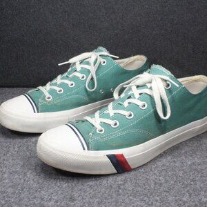 Pro Keds Lo Top Green Canvas Shoes Sneakers Retro Mens Size 12